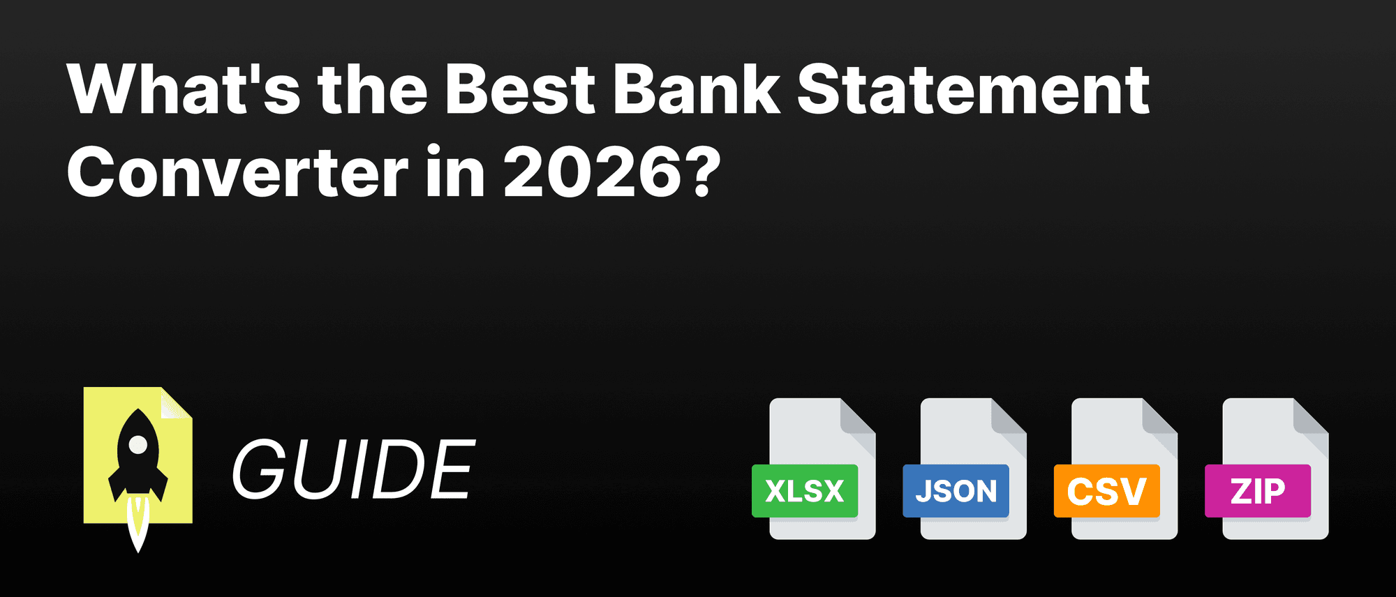 What's the Best Bank Statement Converter in 2026?