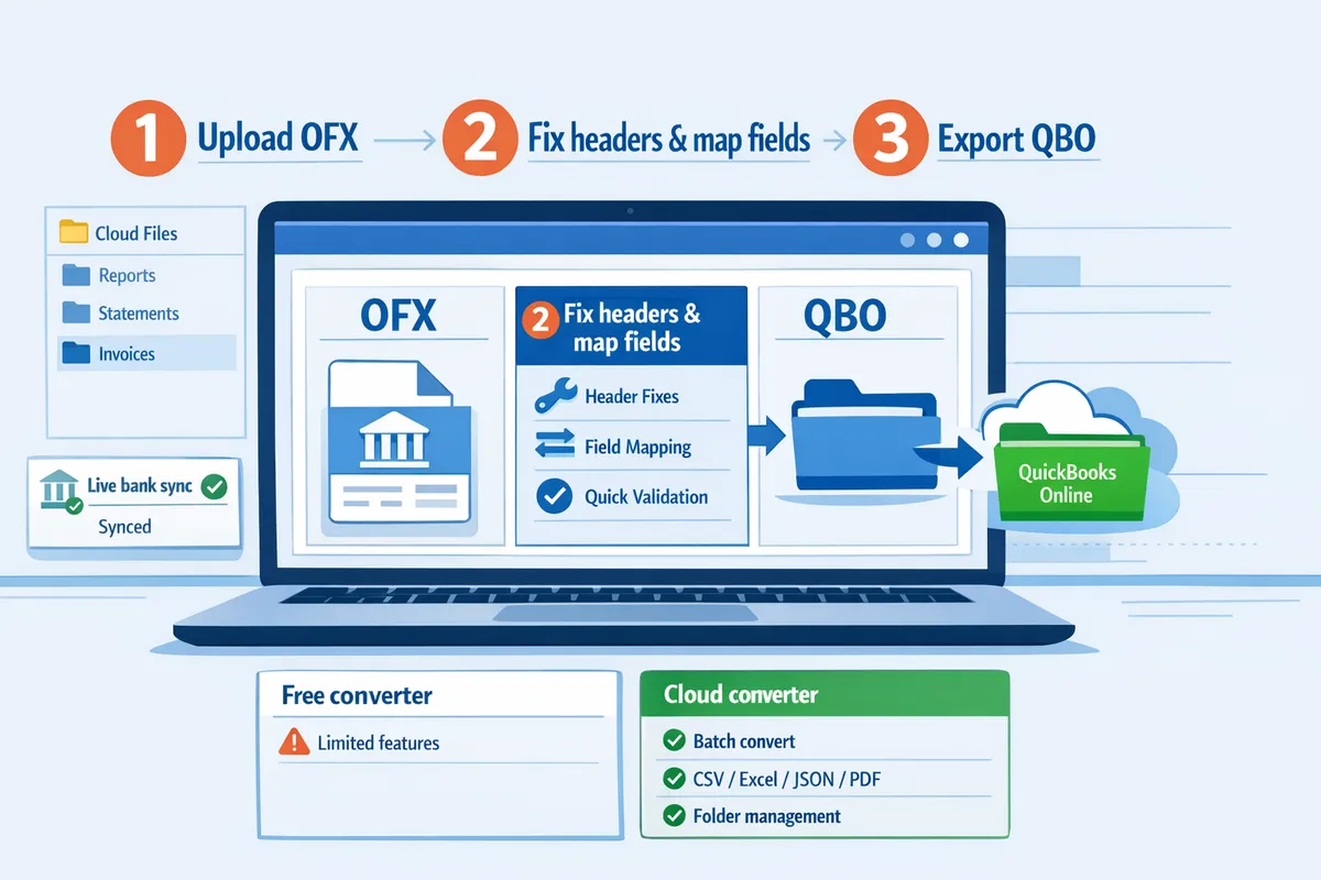 How to Convert OFX to QBO for QuickBooks Online