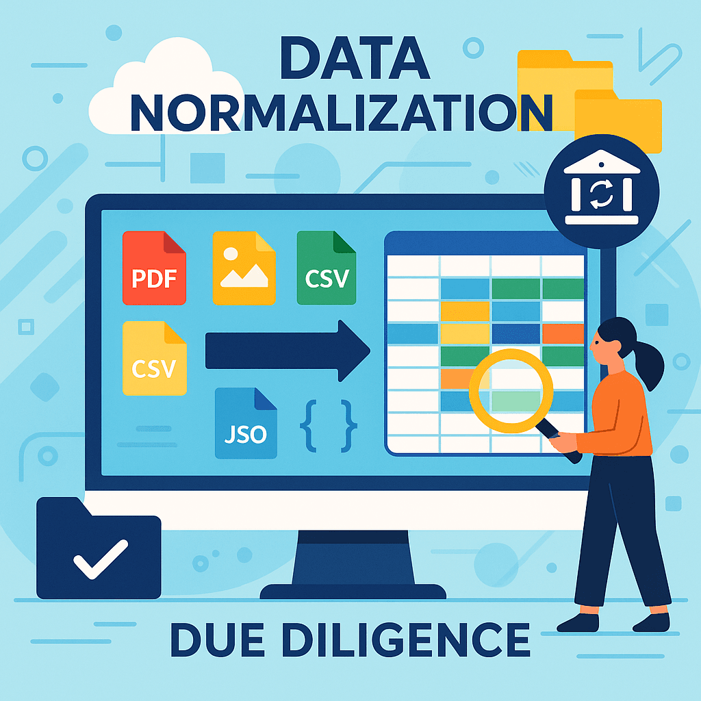 How Normalized Data Formats Can Speed Up Due Diligence